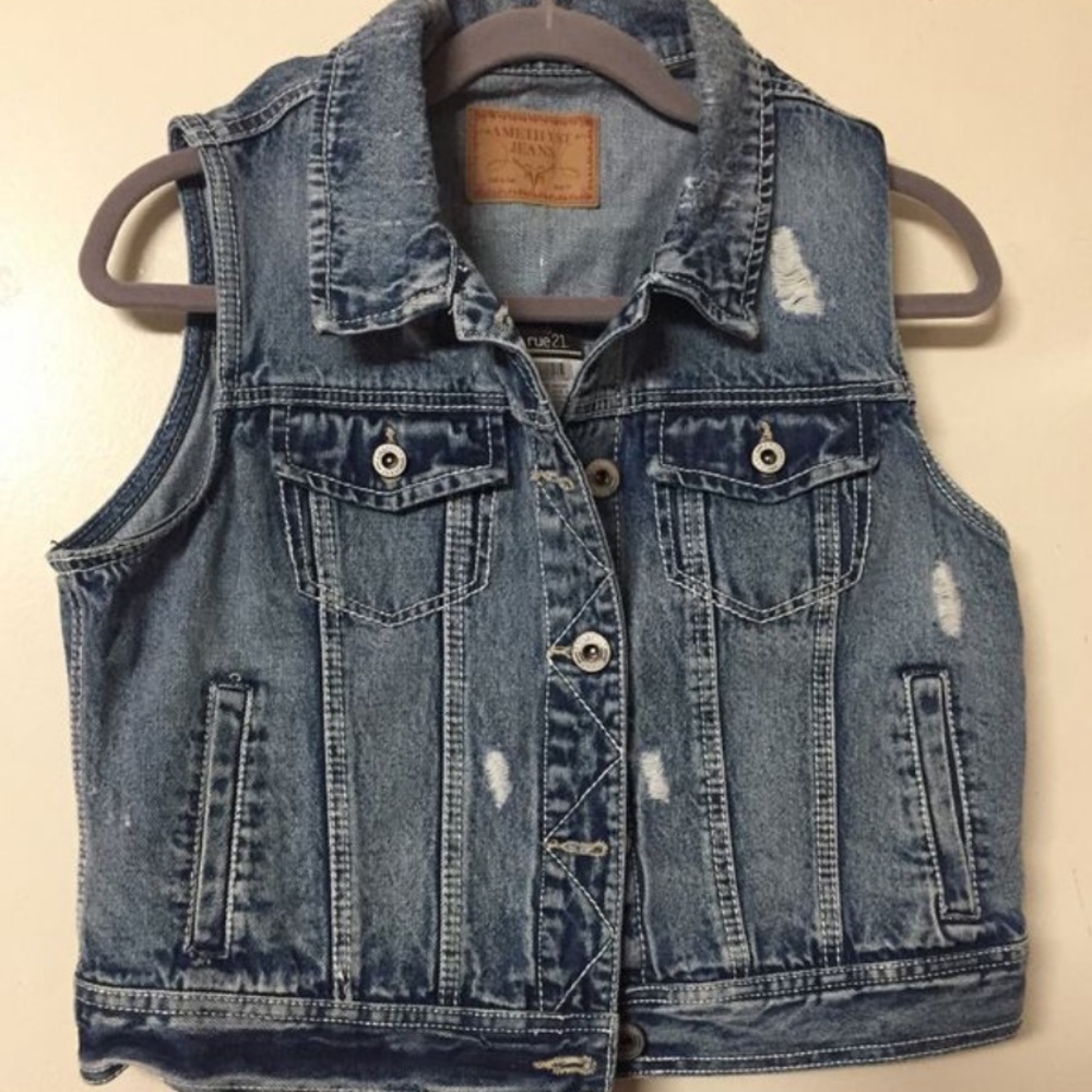 Denim vest